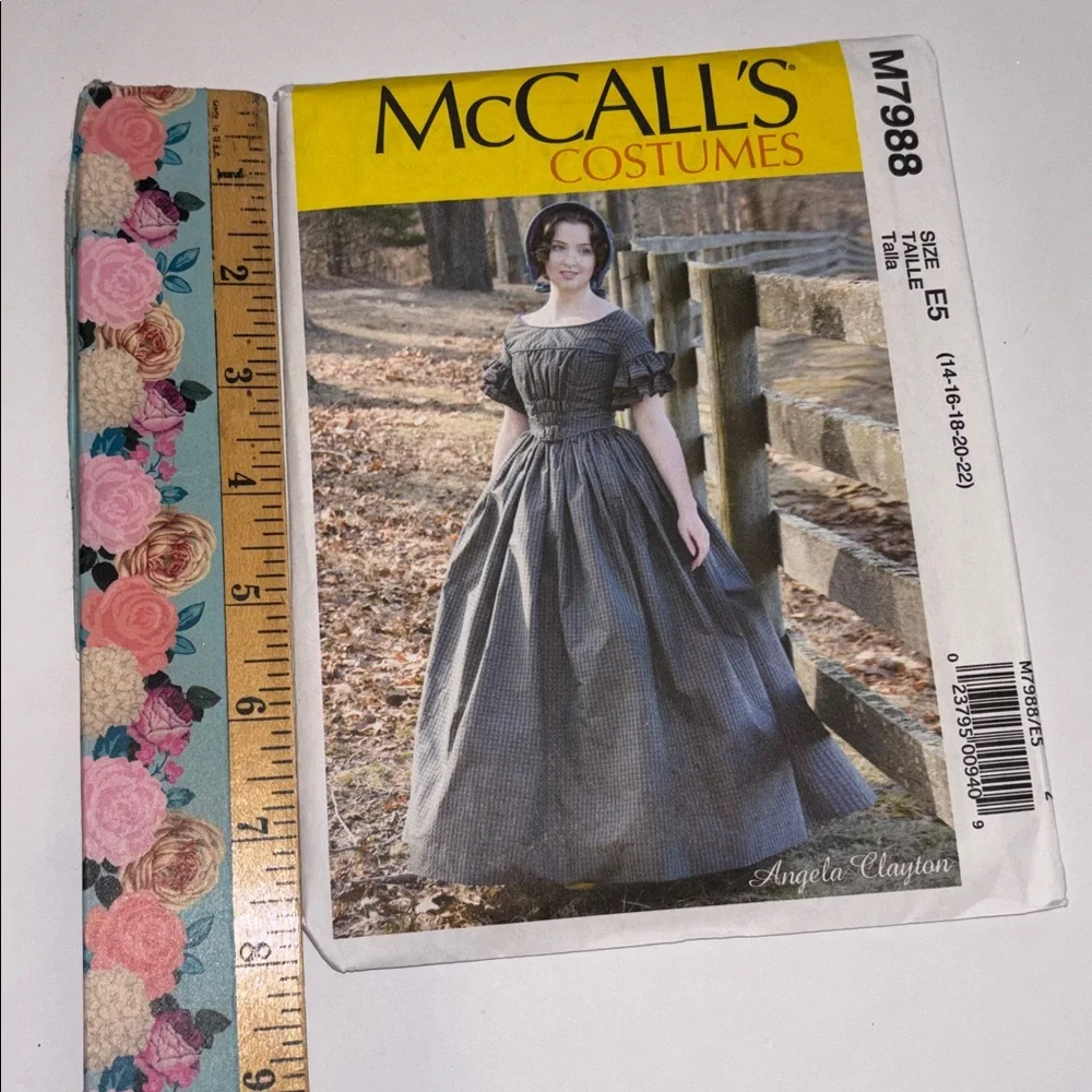 McCall's M7988 costume pattern Angela Clayton Victorian Dress Cosplay